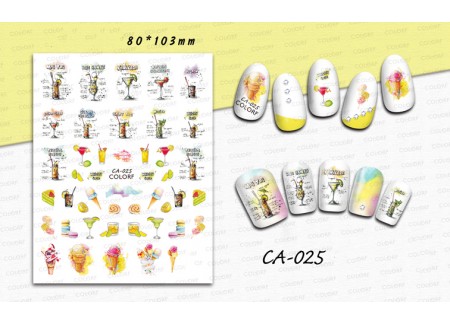 3D Nail Stickers - CA-025